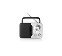 RDFM1300WT Radio FM, 2.4 W, Poignée de Transport, Noir/Blanc