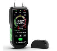RDINSCOS Humidimètre et Testeur d’Humidité pour Bois - Bois Massif et Bois de Chauffage, Écran Couleur, Pin Remplaçable, Fonction Hold