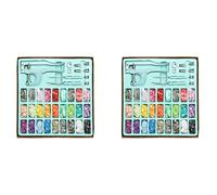 Rdjumpdjo 2X Bouton de Fermetures à Pression avec Outil de Pinces, Boutons-Pression en Métal en Plastique sans Couture pour Vêtements, Portefeuilles et Couture Bleu