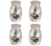 Rdjumpdjo 4X Cremation Urnes, Souvenir de Cendres, Mini Urne Funéraire