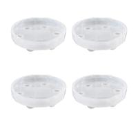 Rdjumpdjo 4X Nouveau Mini de Table en Resine Creatif Moule en Silicone Moule Epoxy Moule de Table D'Exposition Outils D'Artisanat DIY (Moules Seulement)