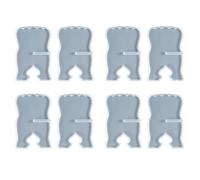 Rdjumpdjo 8 PièCes Support de Livre Moule en Silicone Sculpté Eid RéSine Coran Pliant Support de Livre de PrièRe Musulman Organisateur de Livre ÉTagèRe