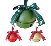 Rdjumpdjo Jingle Bell Bowknot Pendentif Décoratif en Métal pour Ornements Suspendus Décoration de Fête à Fournitures de Saint-Valentin