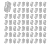 Rdjumpdjo Lot de 300 diodes électroluminescentes LED 5 mm - Abat-jour en fibre optique - Capuchon de protection pour lampes LED transparentes