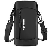 RDMODO Brassard de Course à Pied et Sac à bandoulière, Brassard pour téléphone pour Course à Pied, Marche, Pochette étanche pour téléphone pour iPhone 16, 15, 14, 13 Pro Max, Samsung Galaxy 19,1 cm