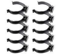 RDNKVB 10 Pièces Clip de Fixation pour Plinthes,Clip de Plinthe,Clip Plinthe, Plinthe Cuisine, Clip de Plinthe,Clip de Panneau de Bain, Clip de Plinthe Cuisine,Fixations, Noir