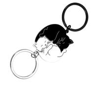 RDNKVB 2 Pièces pendentifs Chat Coeur séparable en Acier Inoxydable,Puzzle Pendentif Coeur Chat pour Cadeau d'amitié,Amour et Anniversaire pour Son Petit ami