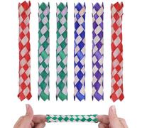 RDNKVB 6 Pièces Claque Doigts Petard Enfant, Piège à Doigts Chinois Traditionnel Jouet, Clac Doigt, Couleurs Assorties pour Enfants et Adultes Cadeaux d'Anniversaire