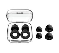 RDNKVB Protections Auditives Super Douces et Réutilisables - Bouchon d'Oreille pour Dormir du Anti Bruit, Bouchons Doreilles pour le Sommeil, Concerts et la Sensibilité, SNR 28dB (Noir)