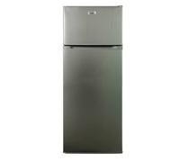 FrigeluX Réfrigérateur double portes look inox RDP210XD 206 L