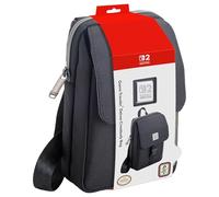 RDS - Sac à bandoulière vertical sous licence Nintendo Switch 2, Nintendo Switch OLED et Nintendo Switch Traveler Deluxe - Compatible avec le système Nintendo et les accessoires