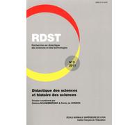Rdst N° 3-2011 - Didactique Des Sciences Et Histoire Des Sciences
