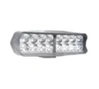 Rdtnvc Phare Phare Moto 8/12/16 LED 12 V Barre Lumineuse LED Feu Brouillard Feux Conduite, ABS Feu Travail Lampe Supplémentaire Scooter Étanche Phares Avant Assemblage(16LED)