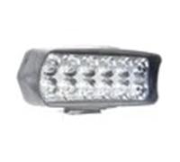 Rdtnvc Phare Phare Moto 8/12/16 LED 12 V Barre Lumineuse LED Feu Brouillard Feux Conduite, ABS Feu Travail Lampe Supplémentaire Scooter Étanche Phares Avant Assemblage(12LED)