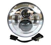 Rdtnvc Phare Phare Projecteur À LED 7" 4,5" Feu Croisement Antibrouillard Pour Touring Pour Electra Pour Glide Pour Road Pour King Pour Softail Pour Night Phares Avant Assemblage(Only 7 inch chrome)