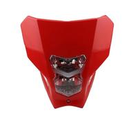 Rdtnvc Phare Pour CRF 450 Phare Moto Motocross Pour Enduro Carénage Plaque Dirt Bike Phares Phares Accessoires. Phares Avant Assemblage(Rouge)