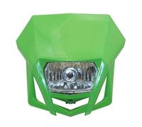 Rdtnvc Phares Avant LED Plaque Phare Moto Double Sport Carénage Phare Motocross Pour CRF 150 230 XR YP20 2016 - 2023 LED Moto Phare(Green)