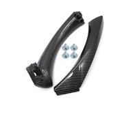 Rdtnvc Poignées Portières Intérieures Pour BMW Série 3 E90 E91 E92 316 318 320 325 328i LHD RHD Kit Poignée Porte Intérieure Avec Garniture Couvercle(Carbonfiber Left)