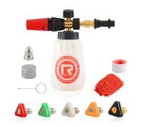 Rdutuok Lance à Mousse Haute Pression Améliorée - Canon à Neige pour Nettoyeur Karcher K Series K2 K3 K4 K5 K6 K7 - Pistolet Compatible 1L avec Connexion 1/4"