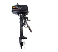 RDVXI Moteurs Hors-Bord, Moteur Hors-Bord Robuste de 3,6 Chevaux à 2 Temps, Moteur de Bateau de pêche, système d'allumage et de Refroidissement par Eau CDI, Arbre Court