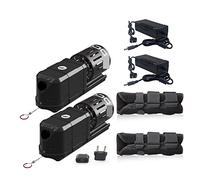 RDVXI Scooter sous-Marin, 2.2 m/s Moteur électrique 45 Minutes équipement de plongée Portable sous-Marin Scooter Mini Eau Scooter sous-Marin mer Scooters(Two Motors)