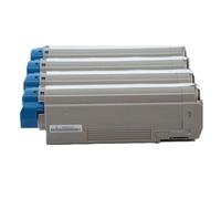 RDWQDGJG 1 pièce Cartouche de Toner de Couleur Compatible Compatible avec C810 C830 Les modèles d'imprimante fonctionnent avec 44059108 44059107 44059106 44059105(BK)