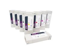 RDWQDGJG 1x 771 Cartouche à Jet d'encre 775ml CE037A Remanufacturé Compatible Compatible avec DesignJet Z6200 Z6600 Z6800 Z6810 Z9000 Imprimantes(Magenta 775ml x1)