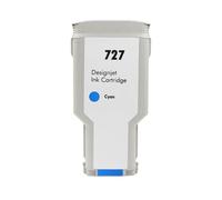 RDWQDGJG Cartouche d'encre complète 300ml, Compatible avec 727 HP727, Compatible avec DesignJet T920, T930, T1500, T1530, T2500, T2530(1PC Cyan)