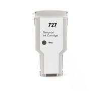RDWQDGJG Cartouche d'encre complète 300ml, Compatible avec 727 HP727, Compatible avec DesignJet T920, T930, T1500, T1530, T2500, T2530(1PC Gray)