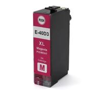 RDWQDGJG Cartouches d'encre compatibles T40D1 T40D2 T40D3 T40D4 T40D, Compatible avec série SureColor SC-T3100 SC-T5100 SC-T2100(T40D3-MAGENTA)