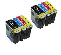 RDWQDGJG Compatible avec la Cartouche d'encre HP18 adaptée à Officejet Pro K5300 K5400dn K5400dtn L7380 L7580 L7590 K8600 et Plus(2 Sets)
