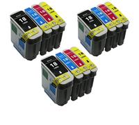 RDWQDGJG Compatible avec la Cartouche d'encre HP18 adaptée à Officejet Pro K5300 K5400dn K5400dtn L7380 L7580 L7590 K8600 et Plus(3 Sets)