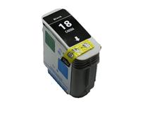 RDWQDGJG Compatible avec la Cartouche d'encre HP18 adaptée à Officejet Pro K5300 K5400dn K5400dtn L7380 L7580 L7590 K8600 et Plus(1PCS Black)
