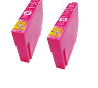 RDWQDGJG Compatible avec Le Jeu de Cartouches d'encre Expression Home XP Series, modèles 33 103 203 207 303 306 403 406 313 323 413 T1711 T1714(2 Magenta)