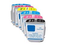 RDWQDGJG Compatible avec Le Jeu de Cartouches d'encre HP84 85 C5016A Designjet 30 70 130 130gp 130nr 30gp 30n 90 90gp 90r 10ps 20ps 50ps 120 et Plus(2PCS Light Magenta)
