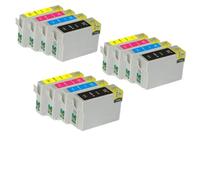 RDWQDGJG Compatible avec Le Jeu de Cartouches d'encre T1001 T1002 T1003 T1004 Stylus SX510W Office B40W B1100 BX310FN BX600FW BX610FW SX515W et Plus(3 Sets)