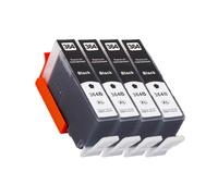 RDWQDGJG Compatible avec Les Cartouches d'encre 364XL Photosmart série 364 Compatible avec imprimantes 5520 5524 6510 6520 7510 B109 B110 B209 B210 C309(4 BK)