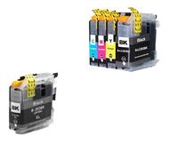RDWQDGJG Compatible avec Les Cartouches d'encre LC203 série MFC-J4320DW J4420DW J4620DW J5520DW J5620DW J5720DW(1 Set 4 PCS 1BK)