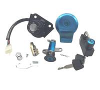 RDWSPLI Serrure d'Allumage Moto pour Yamaha pour XV250 1988-2011 pour XV125 1990-2011 pour XV535 pour XV240 Interrupteur D'allumage De Moto Bouchon De Gaz pour Jeu De Clés De Verrouillage De Siège