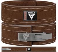 RDX 10mm Ceinture Musculation Levier Boucle, Approuvé IPL USPA, 10 Trous Réglables, 4” Ceinture Cuir Powerlifting Haltérophilie Weight Lifting Belt, Lombaire De Maintien, Fitness Gym Levage Deadlifts