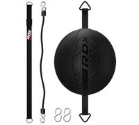 RDX Balle de Boxe à Double Extrémité, Ballon de Vitesse Reflex 70CM avec Cordon élastique Extensible 48 Sac de Boxe, Karate Fitness Gym MMA Kickboxing Muay Thai Arts Martiaux Doups de Pied Bag