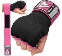 RDX Bandages de boxe en gel pour les mains, gants intérieurs, poignets rapides de 100 cm de long, élastiques, poignets rembourrés, protection des mains, Muay Thai MMA Arts Martiaux Bandages