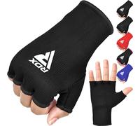 RDX Bandes Boxe sous Gants, Élastiqué Protege Main Sparring Arts Martiaux Protecteur de Poing, Boxing Inner Gloves Hand Wraps, Gants de Frappe Boxeur Adulte Femme Homme