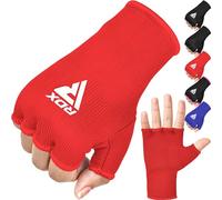 RDX Bandes Boxe sous Gants, Élastiqué Protege Main Sparring Arts Martiaux Protecteur de Poing, Boxing Inner Gloves Hand Wraps, Gants de Frappe Boxeur Adulte Femme Homme