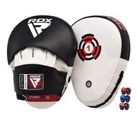 RDX Boxing Pads Focus Mitts Maya Hide Leather Curved Hook and Jab Target Hand Pads Id al pour le MMA Kickboxing Arts martiaux Muay Thai Karat En