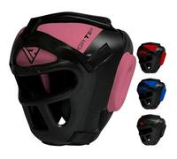 RDX Casque De Boxe MMA Grille Protection Tête Muay Thai Entraînement Arts Martiaux , Rouge/Noir, X-Large