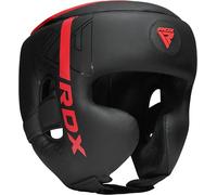 RDX Casque Boxe pour MMA Sparring, D'entraînement, Maya Hide Cuir Kara Head Protection pour Art Martiaux, Muay Thai, Krav Maga, Kickboxing, Karaté et Combat Libre Training Protège