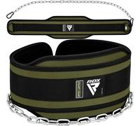 RDX Ceinture de Leste Musculation, 6'' Dip Belt avec 40CM Chaîne, Ceinture Lestée Poids pour Pullup Powerlifting Levage Dipping Haltérophilie