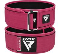 RDX Ceinture de Musculation Automatique Fermer À CLÉ, 4” Réglable Support Dos Lombaire, Powerlifting D'haltérophilie Bodybuilding Entraînement en Force Exercise Fitness Gym Levage Belt, Hommes Femmes