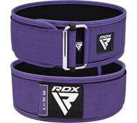 RDX Ceinture de Musculation Automatique Fermer À CLÉ, 4” Réglable Support Dos Lombaire, Powerlifting D'haltérophilie Bodybuilding Entraînement en Force Exercise Fitness Gym Levage Belt, Hommes Femmes